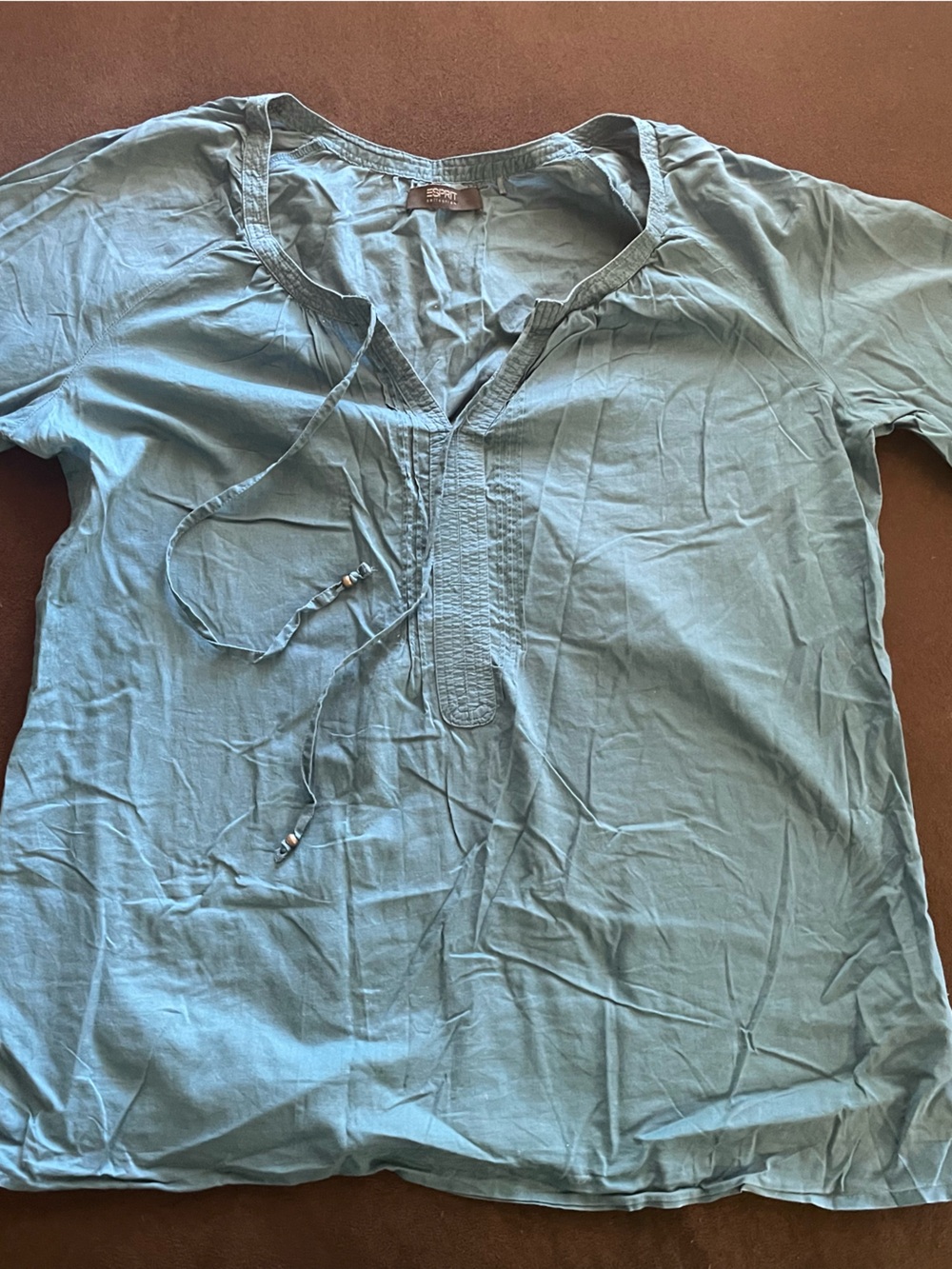 Esprit Light Blue Tunic Shirt Top US Size 10